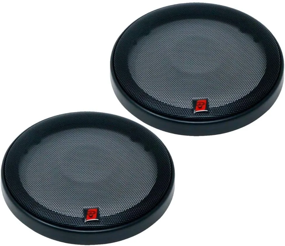CERWIN-VEGA! 6.5” Speaker Grille – Compatible with XED, HED & Vega Series Speakers, Durable Black Mesh (Pair) (GRL65X)