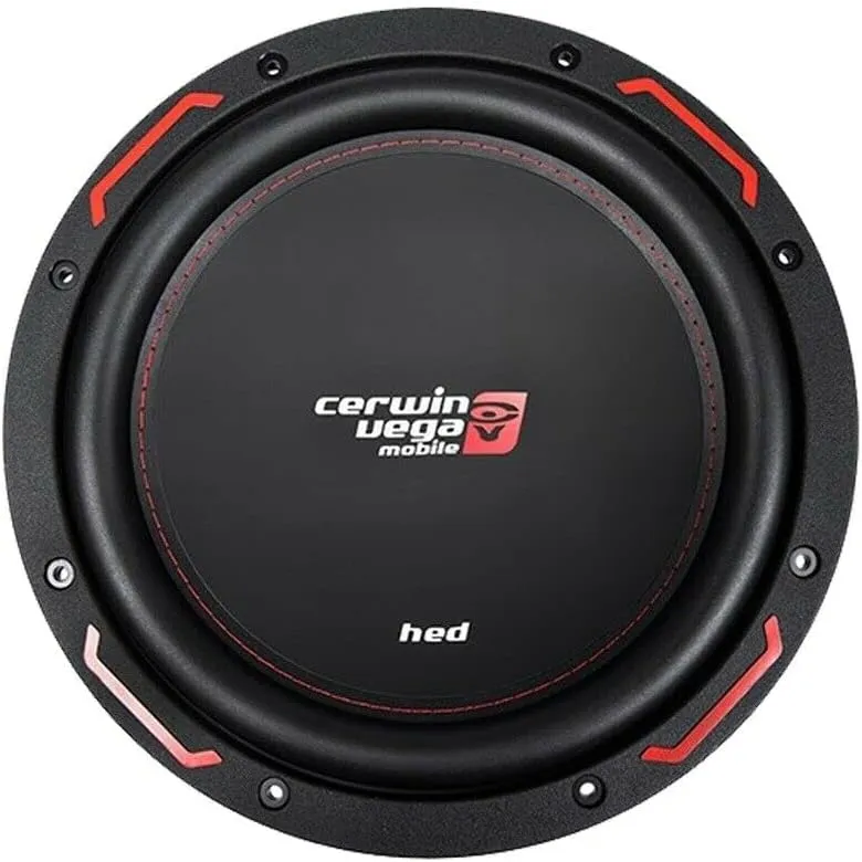 Cerwin-Vega HED Series Subwoofers – 10" SVC Subwoofer (4Ω) - H7104S, High-Energy Subwoofers for Powerful Bass