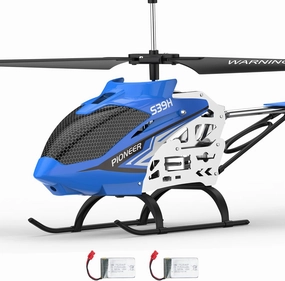 Cheerwing Remote Control Helicopter,SYMA S39H RC Helicopter with Altitude Hold and High & Low Speed Mode,2 Batteries,Big Size Aircraft for Adults Kids(Blue)
