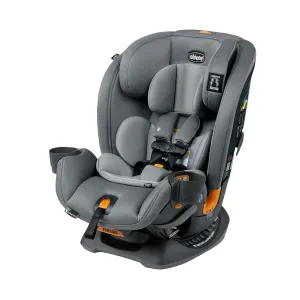 Chicco OneFit ClearTex All-in-One Car Seat, Slim Design, Rear-Facing Seat for Infants 5-40 lbs., Forward-Facing 25-65 lbs., Booster 40-100 lbs., Convertible Car Seat | Drift/Grey