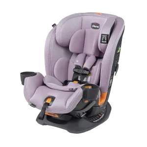 Chicco OneFit ClearTex All-in-One Car Seat, Slim Design, Rear-Facing Seat for Infants 5-40 lbs., Forward-Facing 25-65 lbs., Booster 40-100 lbs., Convertible Car Seat | Lilac/Purple