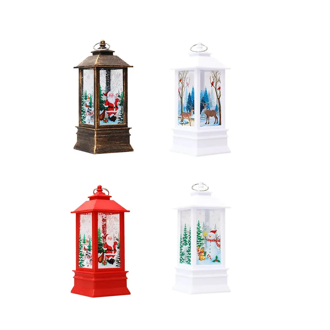 Christmas Portable Lantern Set