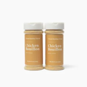 Clean Monday Meals | Chicken Bouillon | Gluten-Free, No artificial flavors or additives | 2 Pack