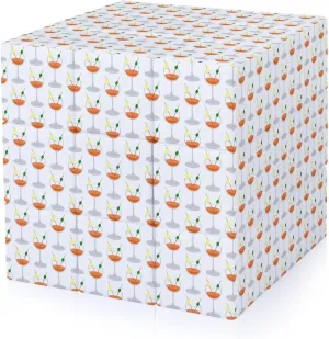 Cocktails Adults 3x3x3 Color-Matching Smooth Fully Printed Cube Gift