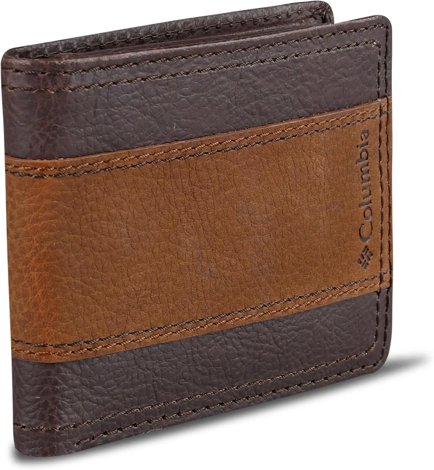 Columbia Men's Everyday Bifold Wallet-Multiple Card Slots, Id Window