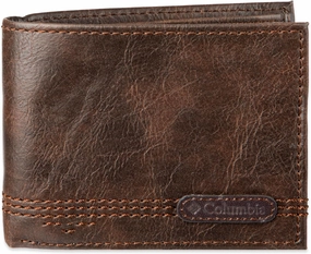 Columbia Men's Everyday Bifold Wallet-Multiple Card Slots, Id Window