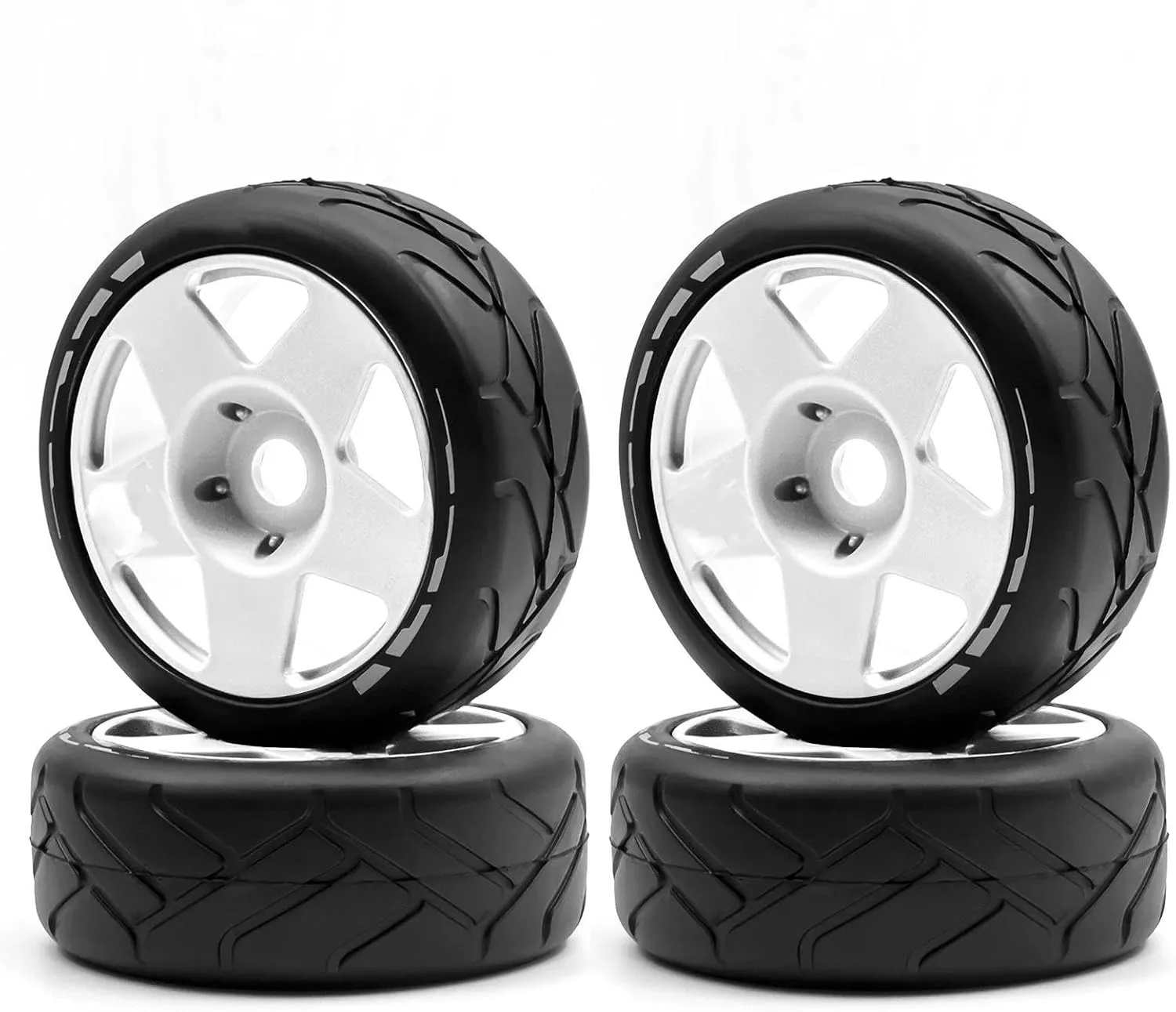 Compatible with GT for ARRMA for TRAXXAS for LOSI 1/8 Remote Control Car Remote Control Drift Tires for Racing Car Tires 4pcs Parts RC Wheel Tires
