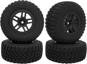 Compatible with Traxxas for Slash 4x4 2WD for HSP for Tamiya for HPI for Kyosho Model Car Parts for 1/10 Short Course Truck RC Tires RC Wheel Tires