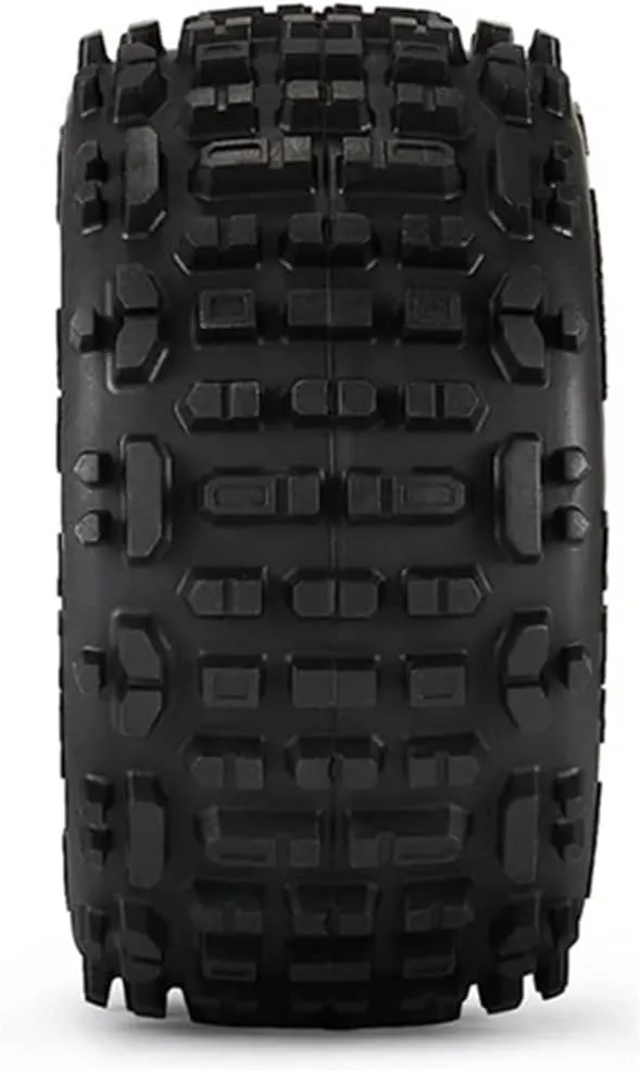Compatible with TRAXXAS for Sledge for E-Revo for ARRMA for KRATON for Outcast 1/8 1/10 RC Car 4 Pc 152Mm Truck Tire with 12Mm Wheel Hex RC Wheel Tires(Green)