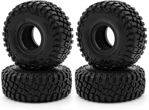 Compatible with Traxxas TRX4 for D90 for Axial SCX10 for Redcat for MST 4PCS 117Mm 1.9 Rubber Tire Wheel Tyre 1/10 RC Crawler Car RC Wheel Tires