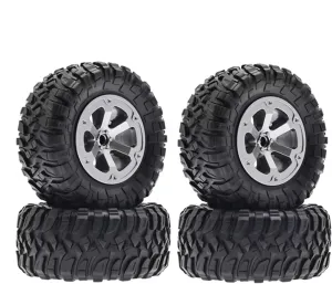 Compatible with WPL C14 C24 B24 B36 for MN D90 for MN-90 MN99S FY003 FY004 73mm Big Wheel Tire Tyre RC Car Upgrade Parts Accessories RC Wheel Tires