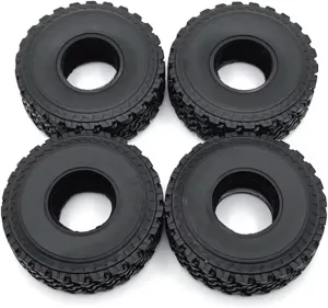 Compatible with WPL for Feiyu 1/16 RC Car RC Car Upgraded Parts RC Car Accessories 4PCS Upgraded RC Car Modified Soft Tire RC Wheel Tires