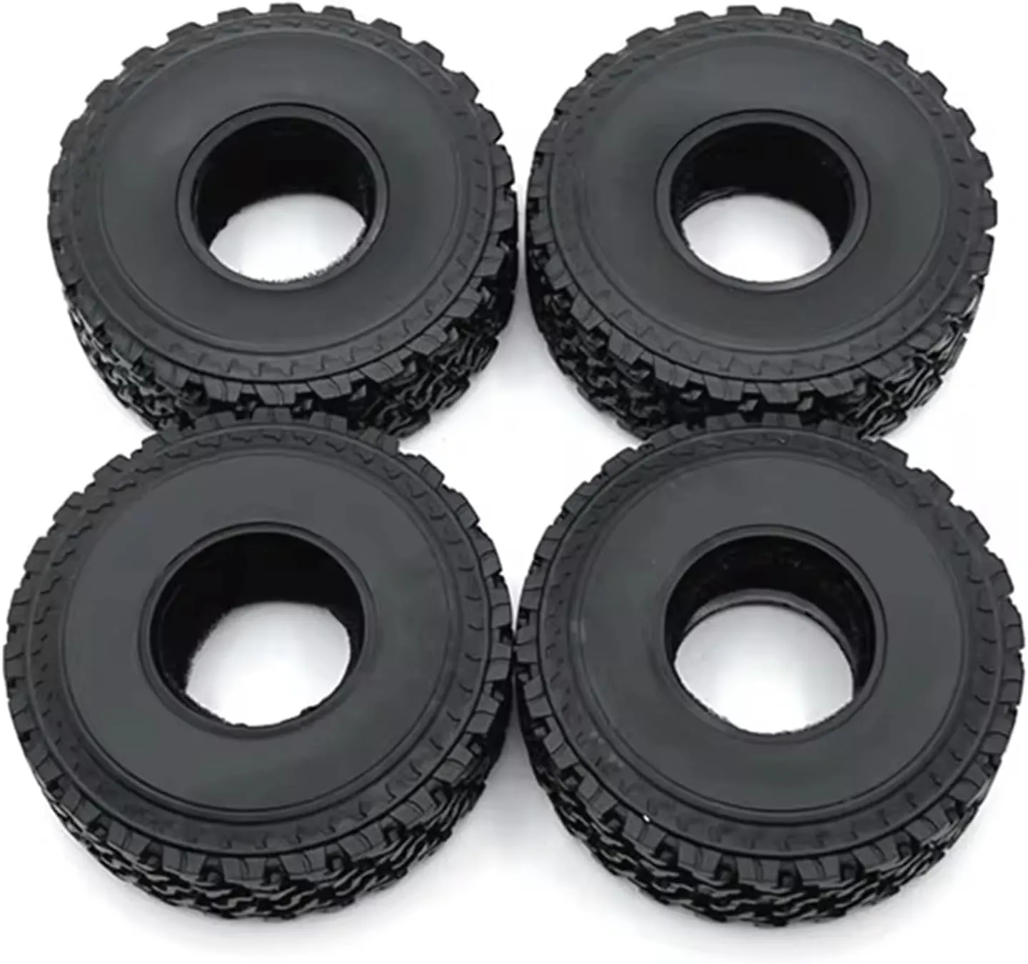 Compatible with WPL for Feiyu 1/16 RC Car RC Car Upgraded Parts RC Car Accessories 4PCS Upgraded RC Car Modified Soft Tire RC Wheel Tires