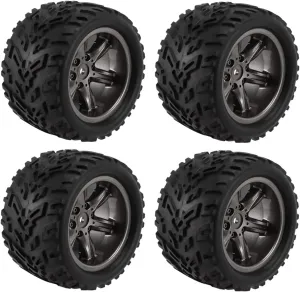 Compatible with XINLEHONG 9125 9116 X9115 X9116 for GPTOYS S911 S912 1/12 RC Car Spare Parts Upgrade Accessories 4Pcs Tires Tyre Wheel RC Wheel Tires