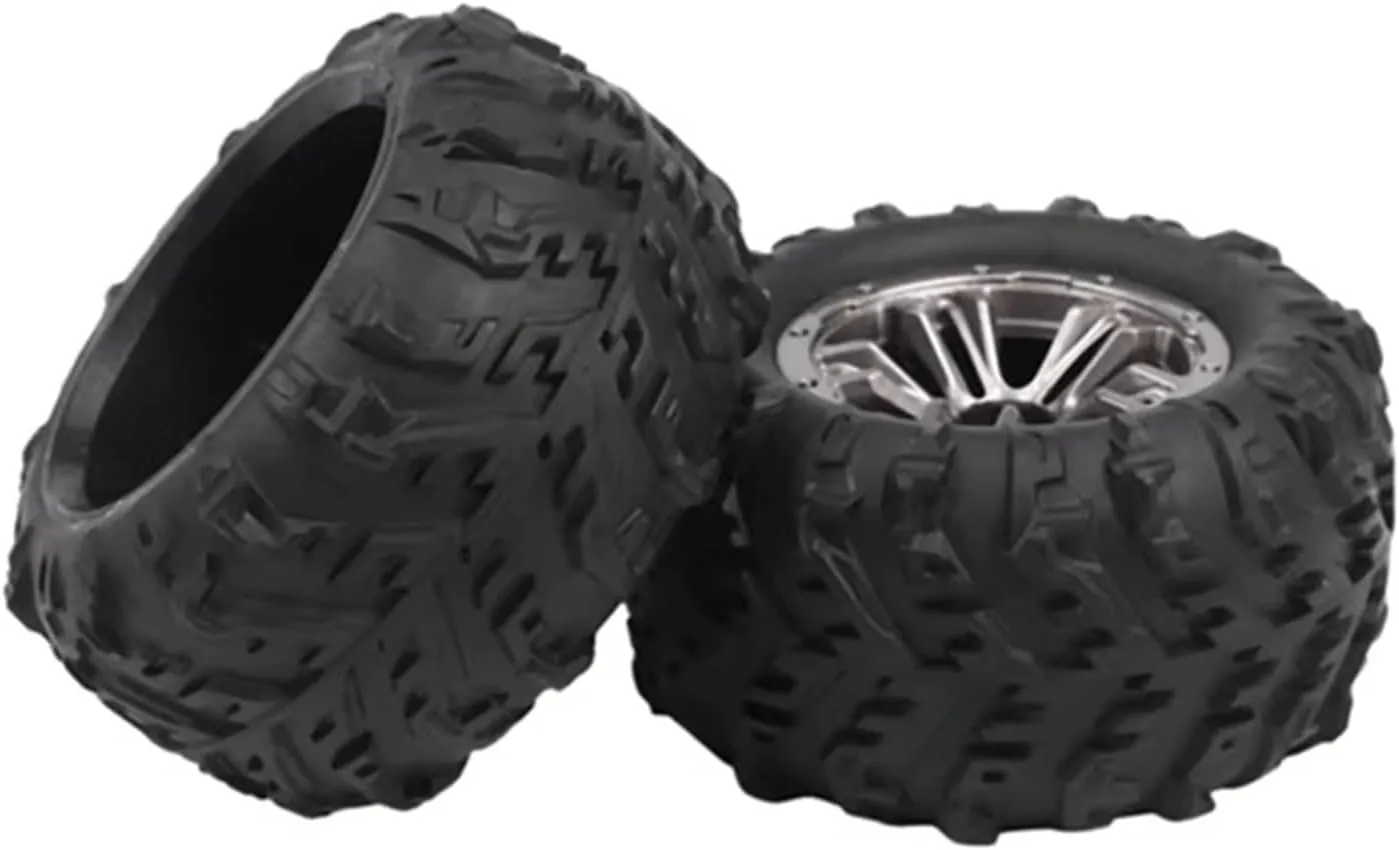 Compatible with XLH Q901 Q902 Q903 1/16 RC Cars Upgrade Part Accessory Auto Parts Black Car Rubber Wheel Tire Spare Parts RC Wheel Tires