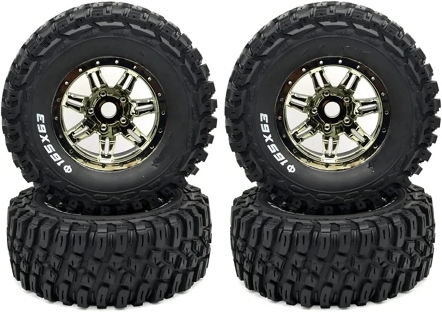 Compatible with ZD for Racing DBX-07 DBX07 1/7 RC Car Upgrade Parts Spare Accessories 4Pcs RC Car Wheel Tire Tyre RC Car Tires RC Wheel Tires