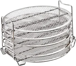 Complete Air Fryer Kit 5 Layer Dehydrator Rack Cooker Bracket Grill Accessories for Air Fryers