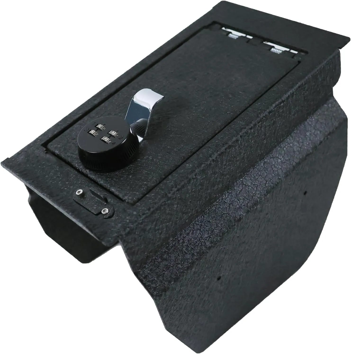 Console Safe Gun Safe for Car, WASAI Premium Console Gun Vault Lockbox Compatible with Mercedes-Benz GLC 2016-2022, 4-Digit Combination Lock.