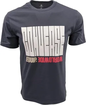 Converse Men's Bubble Letter Crewneck Short Sleeve T-Shirt
