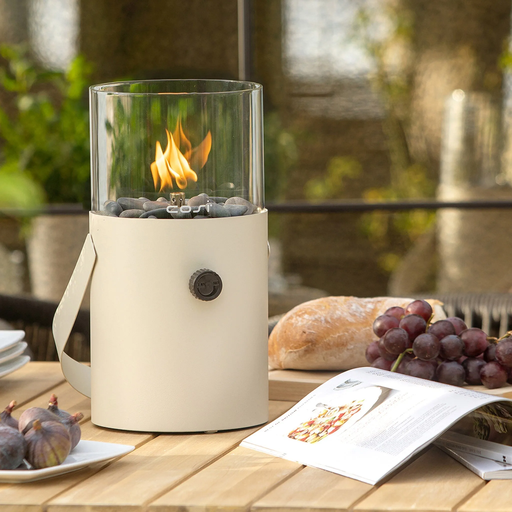 Cosi - Cosiscoop Fire Lantern in Ivory