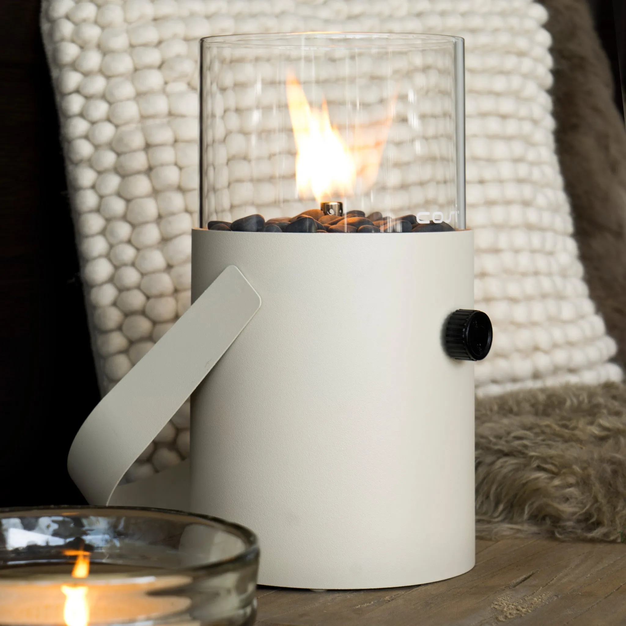 Cosi - Cosiscoop Fire Lantern in Ivory