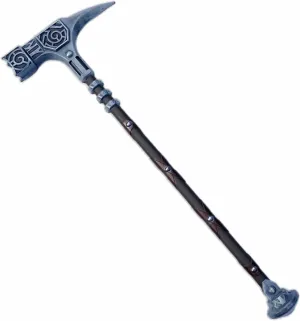 crafthand Skyrim War Hammer 9.6" Metal Game Weapon Collectible Desktop Decoration Keychain BJDs