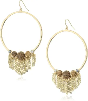 Danielle Nicole Euphemia Shiny Hoop Earrings