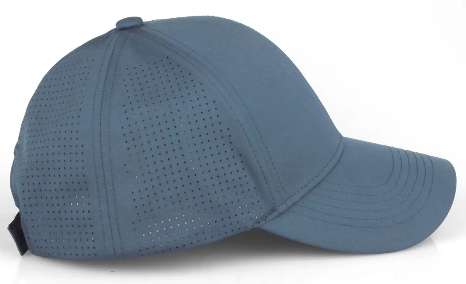 Daxton Performance Cool Tech Baseball Hat Alphabet Initial with Silver Letters