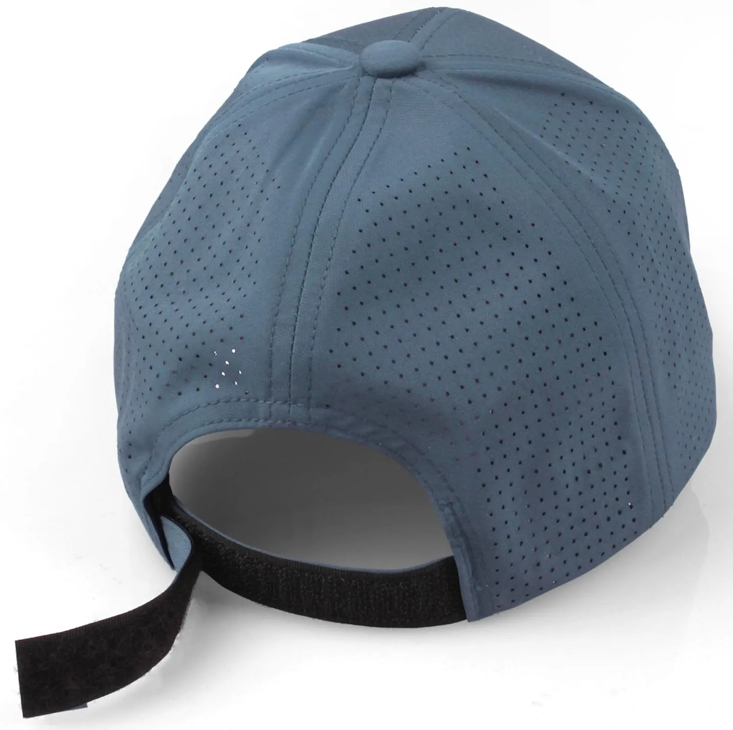 Daxton Performance Cool Tech Baseball Hat Alphabet Initial with Silver Letters