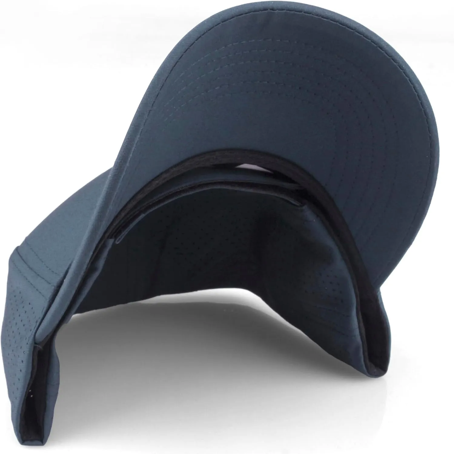 Daxton Performance Cool Tech Baseball Hat Alphabet Initial with Silver Letters