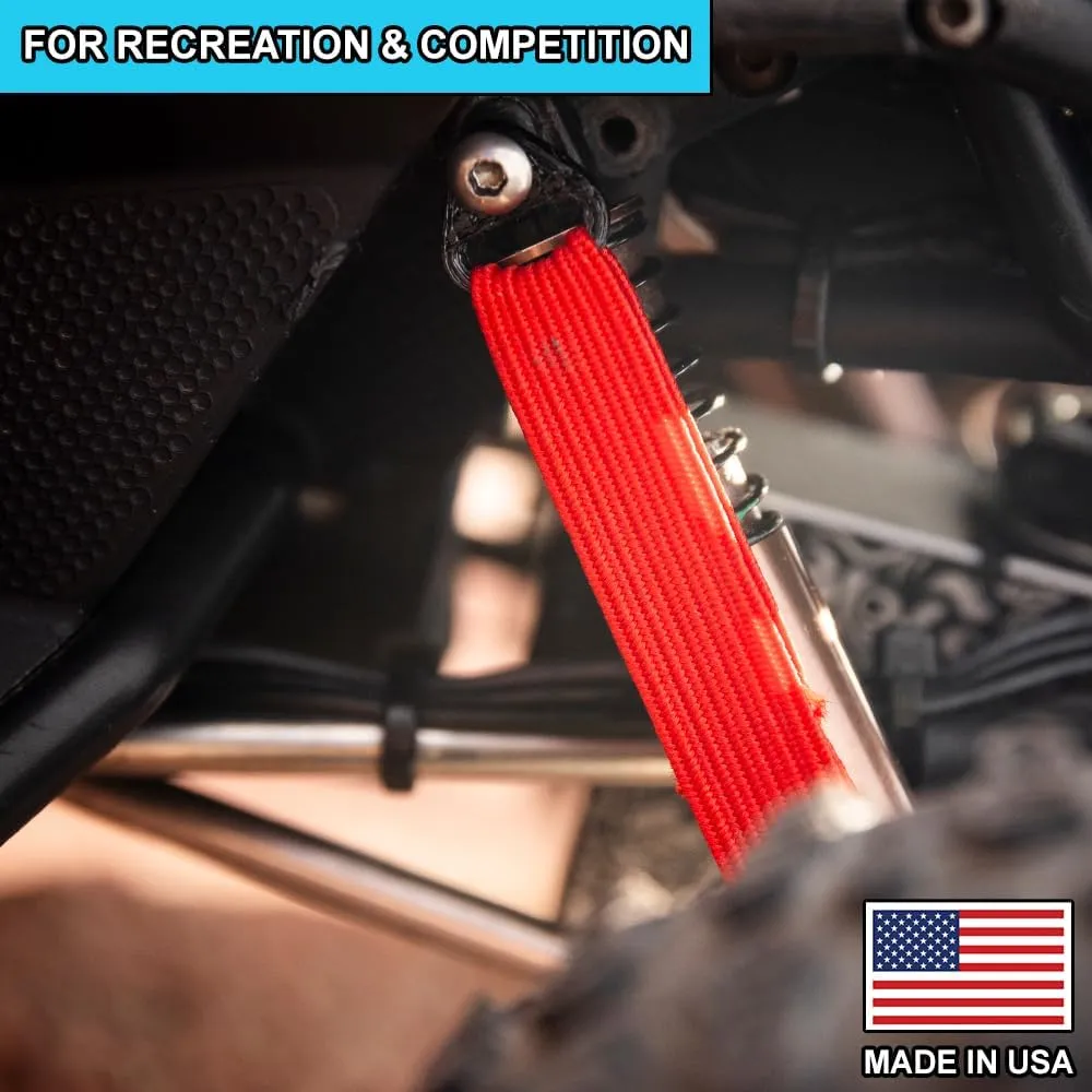 DEEZ LOOPZ: High-Performance Shock Bands for RC Cars & Vehicles, 2-Pack, RC Shock Absorber Bands for Crawlers, Improve Climbing & Control