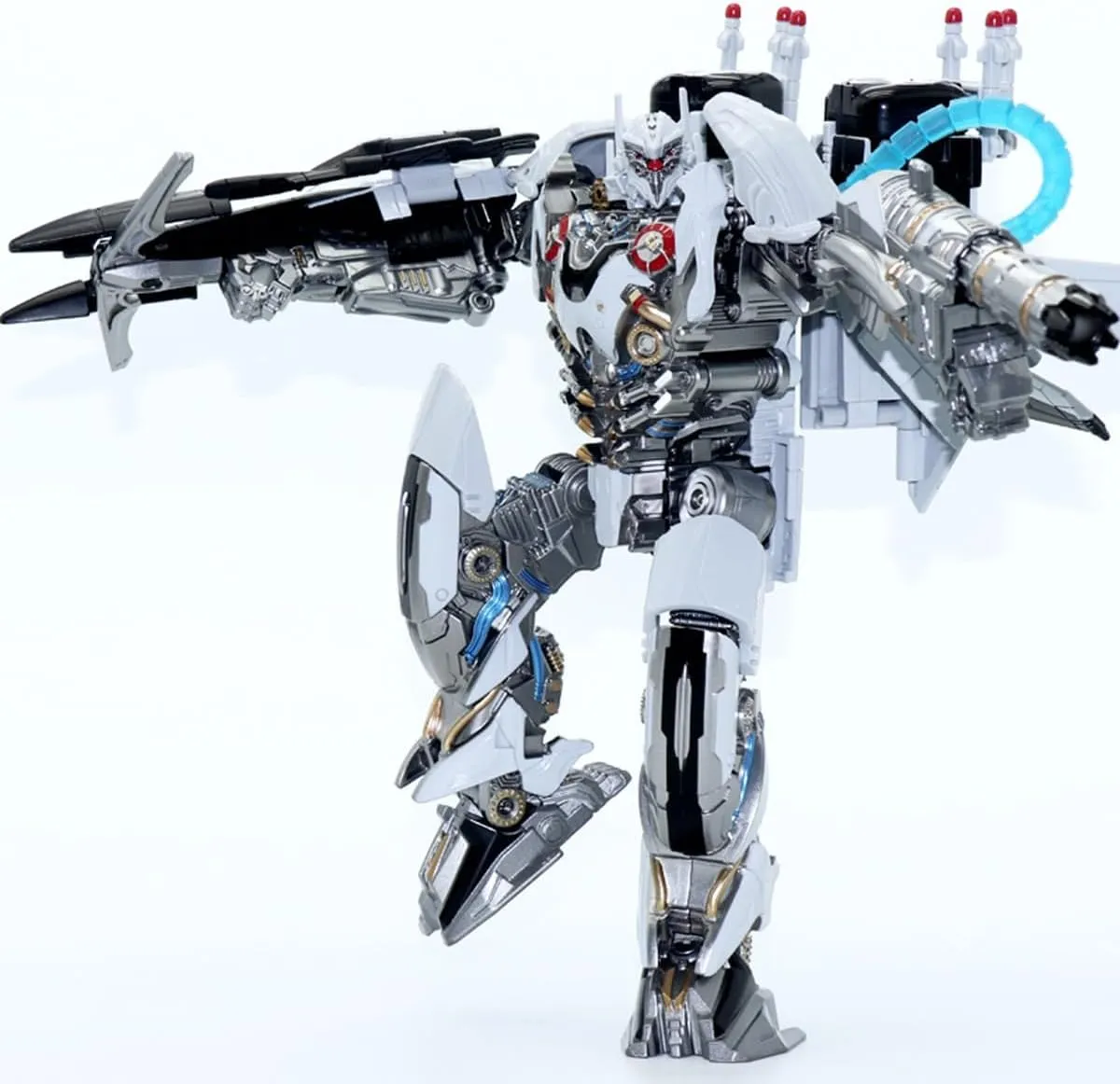 Deformation Model Decepticons Shockwave Nitro Zeus Action Figures,8inch, White