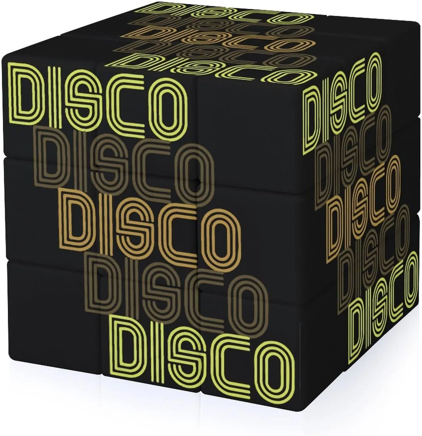 Disco Repeat Adults 3x3x3 Color-Matching Smooth Fully Printed Cube Gift