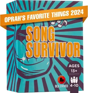Doin' The Most - Song Survivor: The Ultimate Party Card Game for Music Lovers. Portable Games to Sing, Mimic & Win Your Fun Game Night. Ages 13 