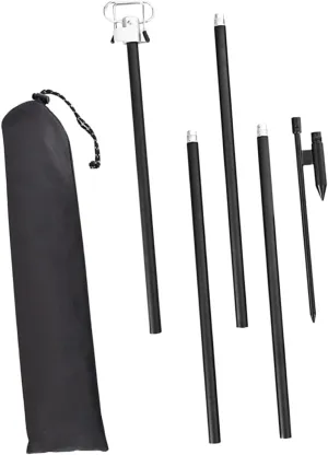 Double Camping Light Bracket Portable Lamp Rack Outdoor Camping Light Rack Solar Lantern Stable Support