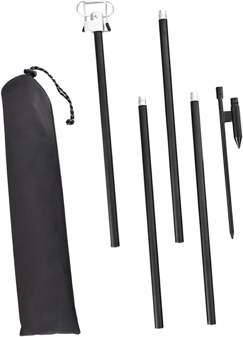 Double Camping Light Bracket Portable Lamp Rack Outdoor Camping Light Rack Solar Lantern Stable Support