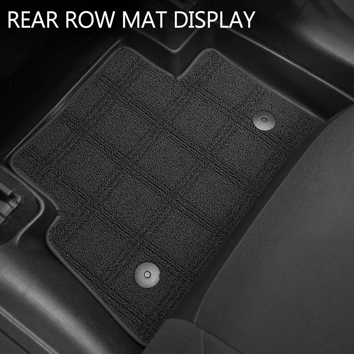 Double-Layer Floor Mats Compatible with BMW X5 2014-2018(F15) / BMW X6 (F16) 2015-2019, AOMSAZTO Custom Fit X5 Accessories Durable Stylish Protection Floor Liners Include 1st and 2nd Row