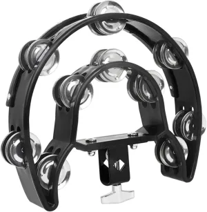 Double Row Tambourine Hand Bell Made from Material Suitable for Levels Portable Music Educational Toy