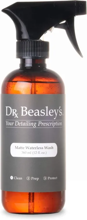 Dr. Beasley's Matte Waterless Wash - 12 oz., High Lubricity Formula, Made for All Matte Finishes, Readily Biodegradable