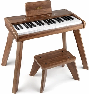 Dreamon Kids Digital Piano Keyboard, Music Educational Instrument Toy, Wood Piano for 3  Girls and Boys, Christmas & Birthday Gifts for Kids Ages 6-12 Years Old