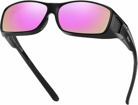 DUCO Wraparound Fitover Glasses Polarized Wear Over Sunglasses for Men Women UV Protection Sun Glasses Driving 8953