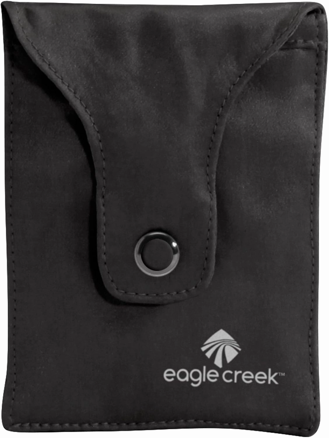 eagle creek Silk Undercover Bra Stash Travel Wallet to Keep Money and Credit Cards Secure - Breathable Silk with Moisture Resistant Lining, Black