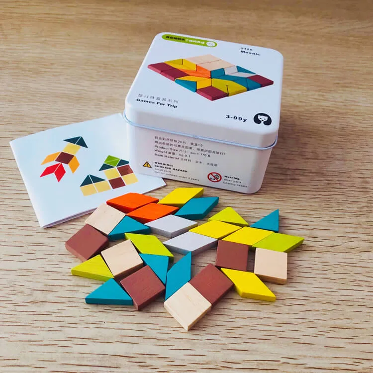Early Childhood Cognitive Wooden Puzzle Blocks