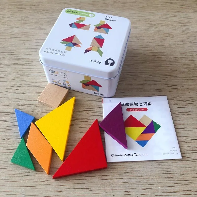 Early Childhood Cognitive Wooden Puzzle Blocks