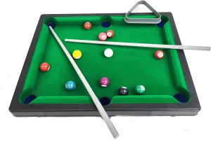 eBigValue Durable Mini Pool Table for Kids & Adults - Complete Set for Easy Play Anywhere