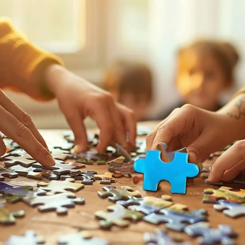 Educational Jigsaw Puzzles for Teens Triceratops Grassland 1000 Piece Challenging Puzzle Games for Men Women Teens Seniors