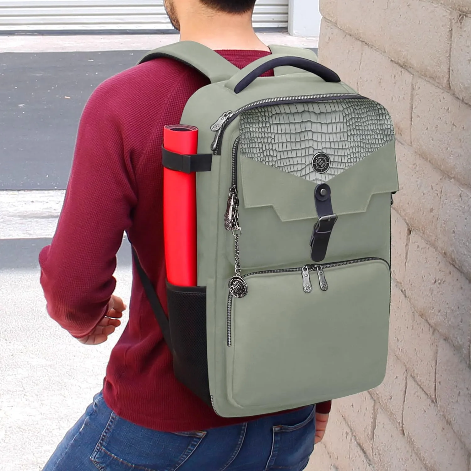 ENHANCE MTG Backpack TCG Card Storage - TCG Backpack for Deck Boxes, Sleeved Cards, Playmats, MTG Accessories