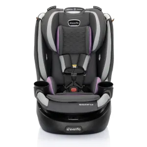 Evenflo Revolve360 Slim 2-in-1 Rotational Car Seat with Quick Clean Cover (Sutton Purple)