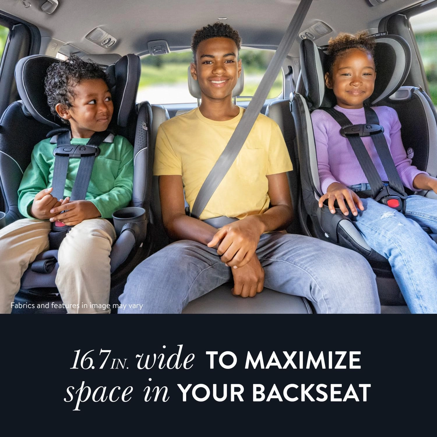 Evenflo Gold Revolve360 Slim 2-in-1 Rotational Car Seat with SensorSafe (Pearl Gray)