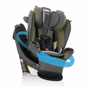 Evenflo Revolve360 Extend All-in-One Rotational Car Seat with Quick Clean Cover (Rockland Green)